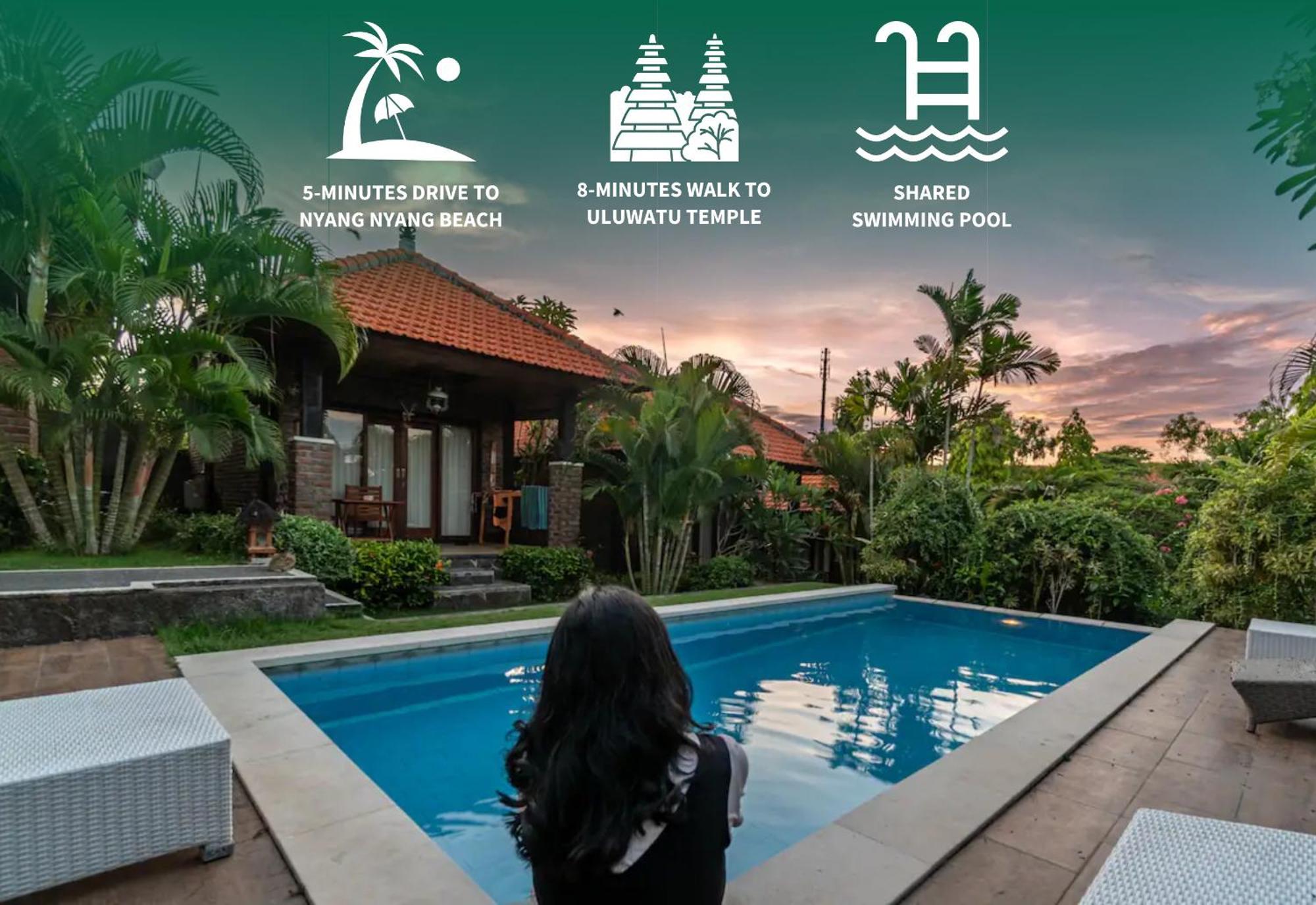 Apartmán Kubu Nyang Nyang Uluwatu By Bukit Vista Exteriér fotografie
